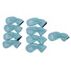 9pcs Golf Club Cover PU Leather Stylish Portable Golf Head