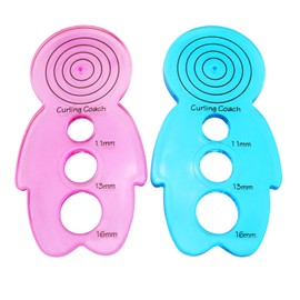 ZYAMY 2pcs Quilting Curling Coach Paper Quilting Tools, Origami Paper Quilting Rolling DIY, Paper Quilting Grooving Tools of Different Sizes, (1 x Blue + 1 x Red)