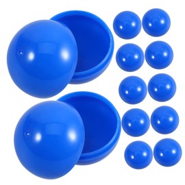 jojofuny 50Pcs Balls Hollow Raffle Balls Diameter 3cm Openable Ball for Raffles Entertainment Game Party (Blue)