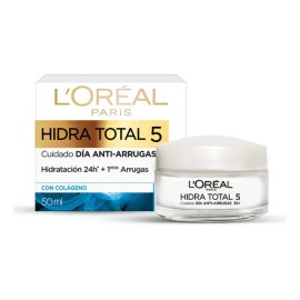 L'Oréal Paris Hidra Total 5 crema antiarrugas colágeno 50 ml | firmeza todo tipo de piel