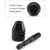 Mesee 0.3-8mm Keyless Drill Chuck, 1/4 Inch Hex Shank Quick