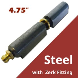 4.75 inch Steel Bullet Hinge with Zerk Grease Fitting and Bushing, 4 3/4 x 3/4 in. (4)