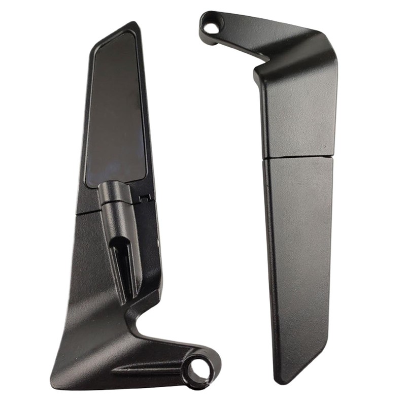 Motorcycle Mirrors - Adjustable Rotating Wind Wing Side Mirrors |