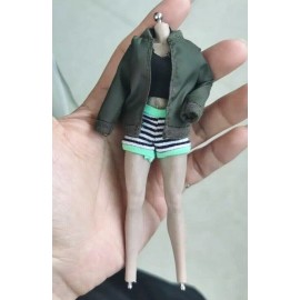 FIGLot SU-MAT-SET: 1/12 Mathilda Outfit (Jacket, Top, Shorts) for 6" female body