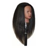 HairZtar Maniqui Cabeza Cabello Natural Marrón # 2 45 Cm