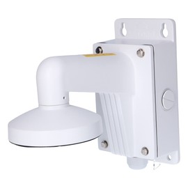 DS-1273ZJ-140B WML PC140B Security Camera Accessory Wall Mounting Bracket with (Junction Box) for Selection of HIK Dome Network Surveillance Camera, White, (1 Pack)