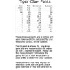 Tiger Claw Martial Arts Pants Red Poly/Cotton #2