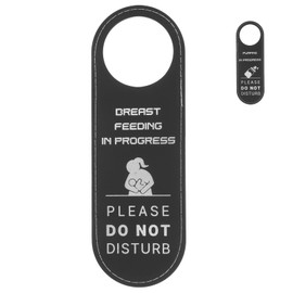 ifundom Breastfeeding Tips Emblems Door Handle Door Knob Baby Hangers Coat Hangers Nursing Room Door Sign Lactation Room Do Not Disturb Sign Identification Plate Leather Work to Pump Water