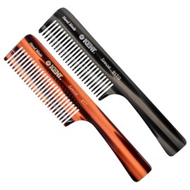 Kent 91T-91T G - Peine desenredante para mujer, peine de dientes anchos para cabello rizado y ondulado, para uso en cabello seco o húmedo, peine de du