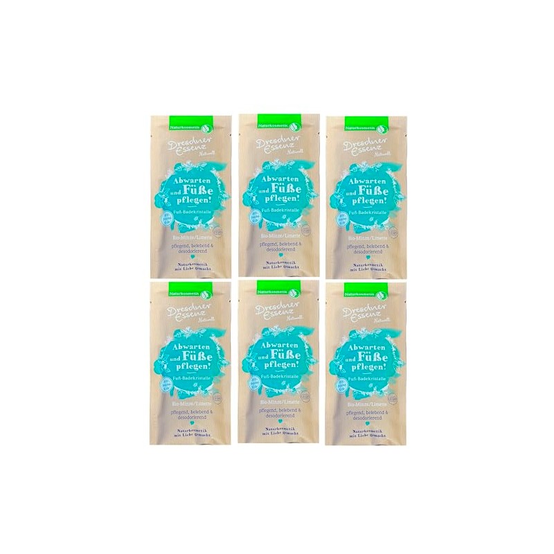 Dresdner Essenz Foot Bath Crystals Wait and Feet Care Organic