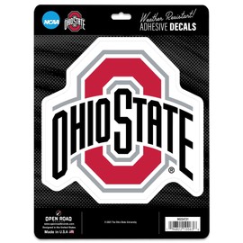 Ohio State University Logo Adhesive Vinyl Decal - Fun Buckeyes Sticker for Car, Laptop or Water Bottle