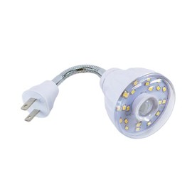 LED Motion-Activated Sensor Dusk to Dawn PIR Night Light AC Outlet Directional Flexible Rotatable 360 Socket Plug-in Wall Stairs Lamp Indoor Closet Cabinet Toilet Garage Ceiling Basement 3W 3000K