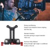 Long Lens Support Height Adjustable 15mm Rod Hole Aluminum Alloy