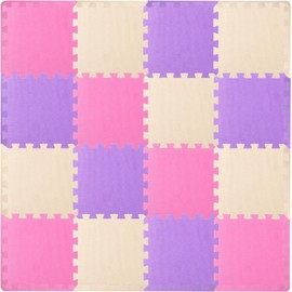 TOYVELT Ultimate Foam Play Mat Set - 12x12 16 Tiles Interlocking Floor Tiles for Kids | Colorful Foam Puzzle Mats | Safe and Durable Kids Floor Mats | Ideal Play Mat for Toddlers 1-3 | Non Toxic