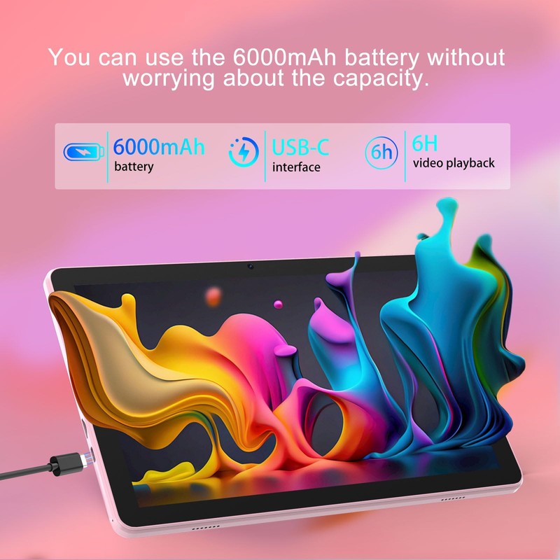 Android 15 Tablet 10 inch Tablets, 20GB RAM 128GB ROM