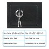 Luwint Small Steel Safe Box with Key Lock, 0.3 Cu