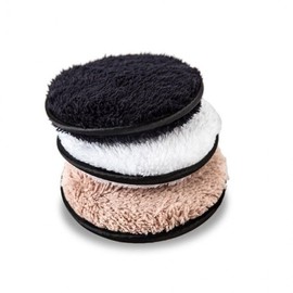 Reusable Makeup Remover Pads & Face Cleansing Towel Set Pad Black GD14390 100ea
