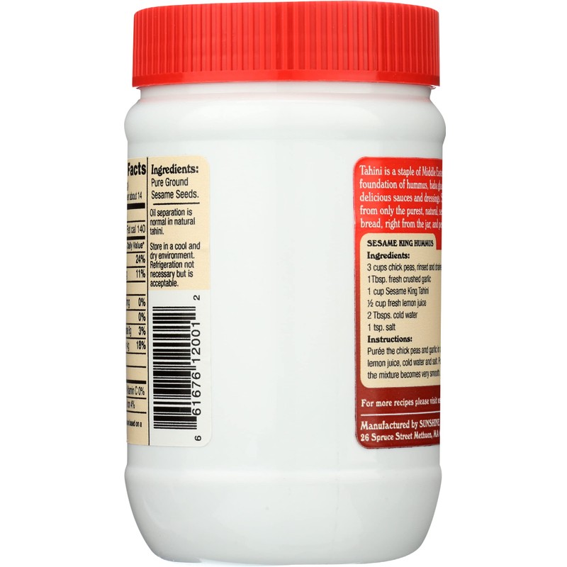Sesame King Sesame King Tahini Roasted, 16 oz