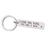 Tecreo I Love You Keychain for Boyfriend Girlfriend Husband Wife
