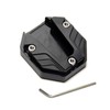 LIKENNY Motorcycle Universal Side Stand Alloy Plate Dress Up Parts