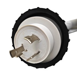 Parkworld RV Shore Power Extension Cord, NEMA L5-30 Twist Lock 30A Extension Cord, Female with Seal Collar, White (25FT)