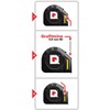 Tape Measure 8 m with Pencil – Time/Graphite Marker Metric