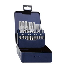 Eventus 10701 M3-M12 DIN 352 HSS Set of Hand Taps (21 Pieces)