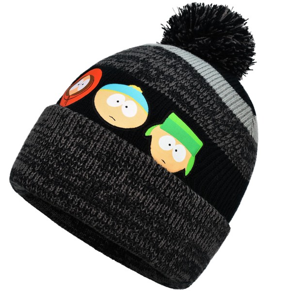 South Park Knitted Acrylic Winter Beanie Hat with Cuff and