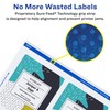 Avery Durable Waterproof Rectangle Labels with Sure Feed, 5" x