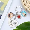 FENGCHUANG Rick Morty Cartoon Character Metal Keyring Keyring Birthday Gift