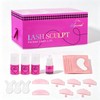 Eyelash Perming Kit Semi-Permanent Eyelash Perming Includes Upgraded Adhesive Powder