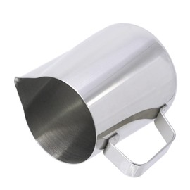 CIYODO Milk Frothing Cup with Integrated Thermometer Stainless Steel Frothing Jug for Latte Art for Home Shops Temperature Control for Creations