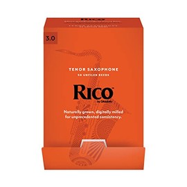 Rico Tenor Sax Reeds, Strength 3.0, 50-pack