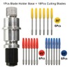 CJRSLRB CB09 Graphtec Blade Holder Base with 18Pcs Cutting Blades