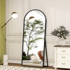 GlasFlength Full Length Mirror with Stand - 57" x 18"