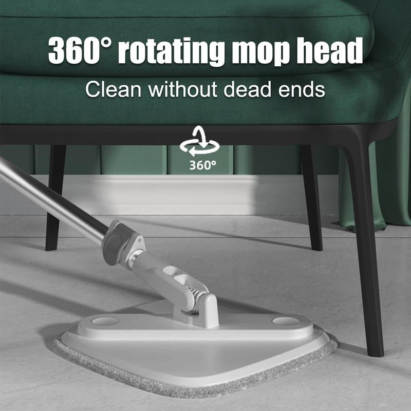 KZKR Spin Mop and Bucket System with Dual Compartment Mop
