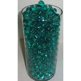 Water Beads for Wedding, Holiday, & All Occasion Home Decor - 1 Ounce of Totally Teal - Vase Filler, Wedding Party Centerpiece Decor
