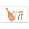 CafePress Award Winning Ham Sticker Rectangle Bumper Sticker Car Decal