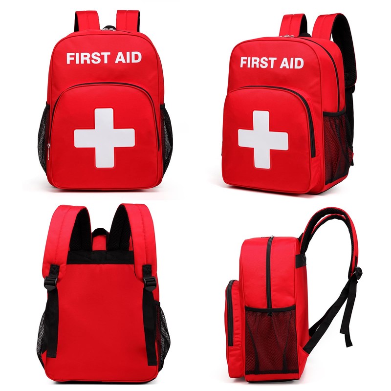 First Aid Backpack Emergency Medical Empty Waterproof Survival First Responder