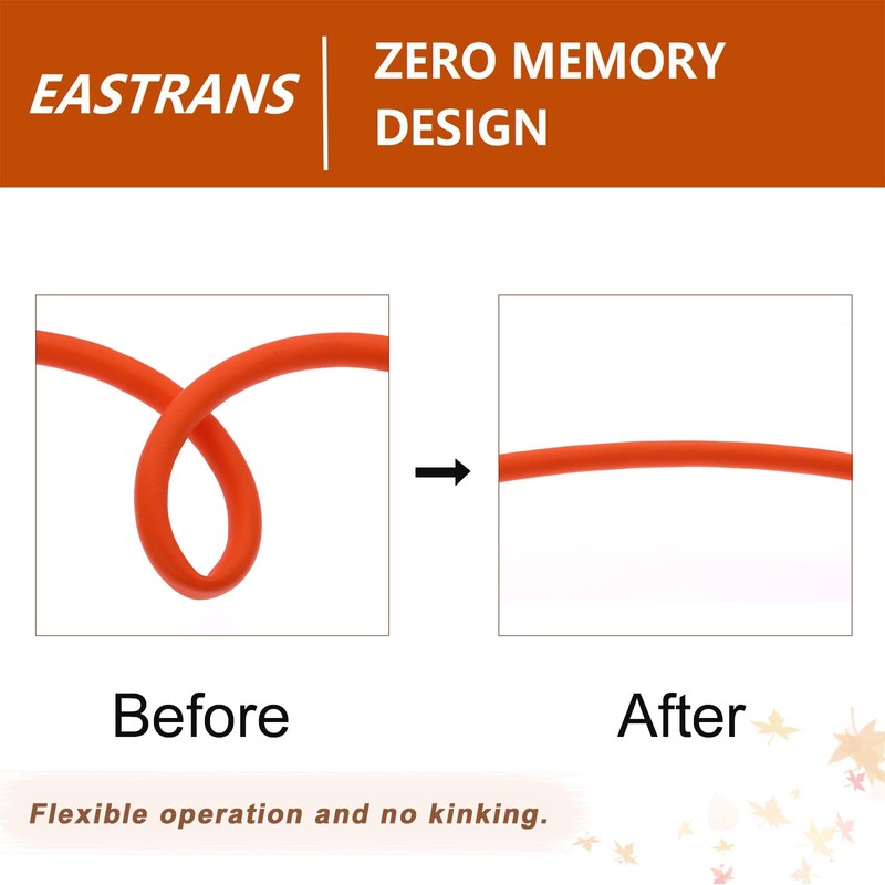 EASTRANS Female to Female Garden Hose 3 ft x 5/8",