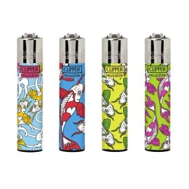 Clipper NEW Koi fish series Clipper lighters set of 4 - 420 stoner funny lighter hippie
