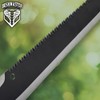 Bushmaster Stainless Steel Sawback Blade | High-Impact TPU Handle |