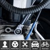 DURATECH 8 * 9 mm Extra Long Flex-Head Ratcheting Wrench,
