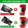 Lochnchn Tail Rear Light W/Blind Spot Compatible with 2017 2018