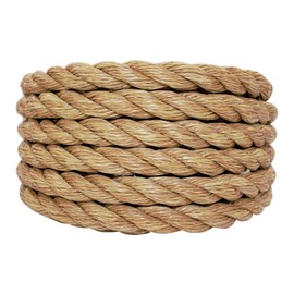 SGT KNOTS Twisted ProManila - UnManila, Twisted 3 Strand, Lightweight Synthetic Rope for DIY Projects, Marine, Commercial (5/8 inch x 10 feet)