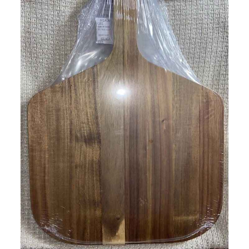 Pampered Chef ACACIA Wooden PIZZA PEEL Paddle- Bevel Edge