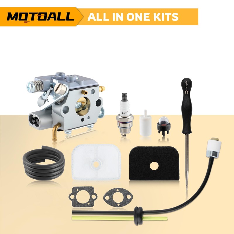 MOTOALL 584901401 Carburetor 76401601 577851501 Kits for Husqvarna 525L 525LS