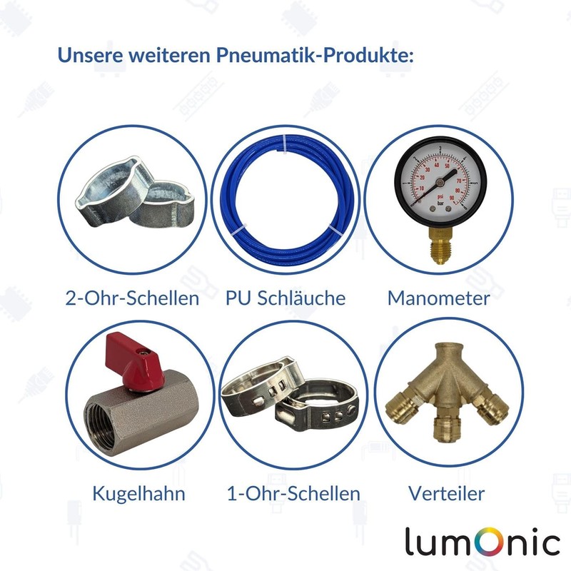 Lumonic I PU Hose Y Connector I 4 mm I