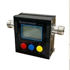 Mcbazel Surecom SW-102D-S VHF/UHF 125-525Mhz 120W V.S.W.R. & Power Meter (SO239 Connector)