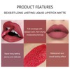 Long-lasting Matte Lip Glaze Set, 6 Counts/box Waterproof Lip Gloss,